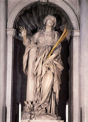 Statua di Santa Bibiana di Gian Lorenzo Bernini (1624-1626)